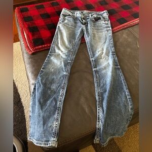 Buckle Black Bootcut Jeans